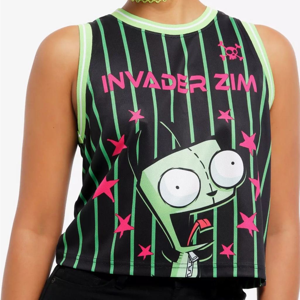 Invader Zim Gir Screaming Jersey Tank Top Hot Topic